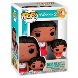 MOANA -  FIGURINE POP! EN VINYLE DE MOANA ET SIMEA (10 CM) -  MOANA 2 1546