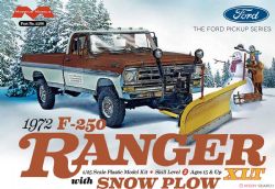 MOEBIUS MODELS -  1/25 - FORD F-250 RANGER 1968 WITH SNOW PLOW -  THE FORD PICK UP SERIES 2568
