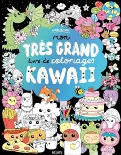 MON TRÈS GRAND LIVRE DE COLORIAGES KAWAII