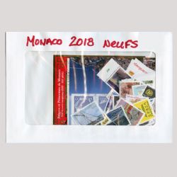 MONACO -  ANNÉE COMPLÈTE 2018, TIMBRES NEUFS