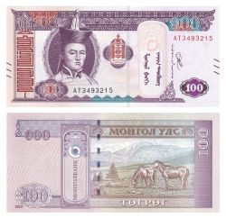 MONGOLIE -  100 TUGRIK 2020 (UNC) 73