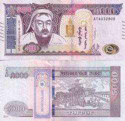 MONGOLIE -  5000 TUGRIK 2024 (UNC) 76