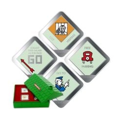 MONOPOLY -  ENSEMBLE DE QUATRE PIÈCES EN ARGENT FIN -  PIÈCES DE LA NOUVELLE-ZÉLANDE 2013