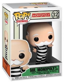 MONOPOLY -  FIGURINE POP! EN VINYLE DE MR. MONOPOLY EN PRISON (10 CM) -  RETRO TOYS 32