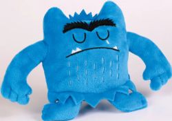 MONSTRE DES COULEURS -  MINI PELUCHE MONSTRE BLEU (14 CM)