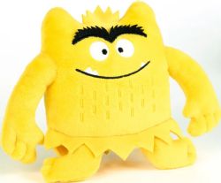 MONSTRE DES COULEURS -  MINI PELUCHE MONSTRE JAUNE (14 CM)