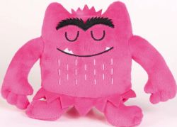 MONSTRE DES COULEURS -  MINI PELUCHE MONSTRE ROSE (14 CM)