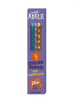 MORTELLE ADÈLE -  5 CRAYONS MORTELS (FRANÇAIS)