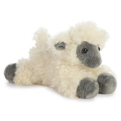 MOUTON NOIR ET BLANC (20 CM) -  MINI FLOPSIE