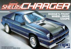 MPC PLASTIC MODEL -  1/25 - DODGE SHELBY CHARGER 1986 -  RETRO DELUXE 987