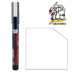 MR HOBBY -  MARQUEUR BLANC POUR MODÈLE À ASSEMBLER -  GUNDAM MARKER GM11-250