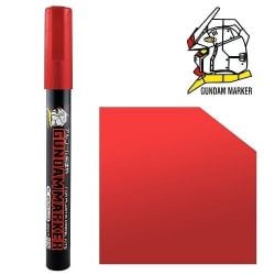 MR HOBBY -  MARQUEUR GUNDAM ROUGE MÉTALLIQUE POUR MODÈLE À ASSEMBLER -  GUNDAM MARKER GM16-250