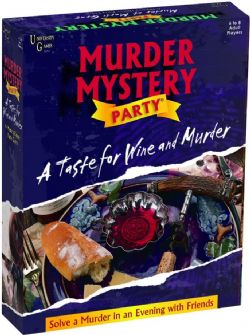 MURDER MYSTERY PARTY -  A TASTE FOR WINE AND MURDER (ANGLAIS)