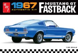 MUSTANG -  1967 FORD MUSTANG GT FASTBACK 1/25 MODEL KIT (LEVEL 2)