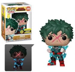 MY HERO ACADEMIA -  FIGURINE POP! EN VINYLE DE DEKU FULL COWL (BRILLE DANS LE NOIR) (10 CM) 596