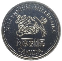 MÉDAILLES -  MÉDAILLE DU MILLÉNAIRE - ÉDITION NESTLÉ -  PIÈCES DU CANADA 1999