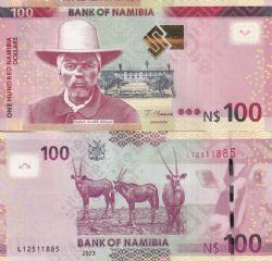 NAMIBIE -  100 DOLLARS 2023 (UNC) 14