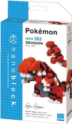 NANOBLOCK -  GROUDON (290 PIÈCES) -  POKÉMON NBPM_062