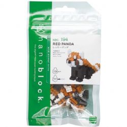 NANOBLOCK -  PANDA ROUX (130 PIÈCES) -  WILD ANIMAL SERIES NBC_194
