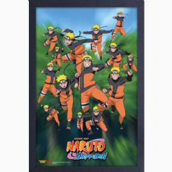 NARUTO -  IMAGE ENCADRÉE - CLONE DE NARUTO (33CM X 48CM)