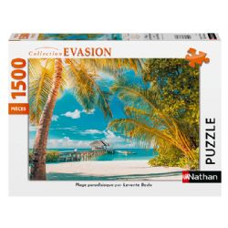 NATHAN -  PLAGE PARADISIAQUE (1500 PIECES) -  COLLECTION ÉVASION