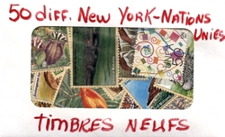 NATIONS UNIES -  50 DIFFÉRENTS TIMBRES - NATIONS UNIES NEUFS