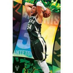 NBA BUCKS DE MILWAKEE -  GIANNIS ANTETOKOUNMPO 21 (55 CM X 86 CM)