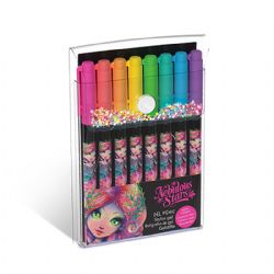 NEBULOUS STARS -  HUIT STYLOS À ENCRE GEL - COULEURS MÉTALLISÉES OU NÉON ASSORTIES