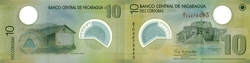 NICARAGUA -  10 CORDOBAS 2007 (2009) (UNC) 201