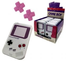 NINTENDO -  BOÎTE EN FORME DE GAMEBOY AVEC BONBONS AUX RAISINS