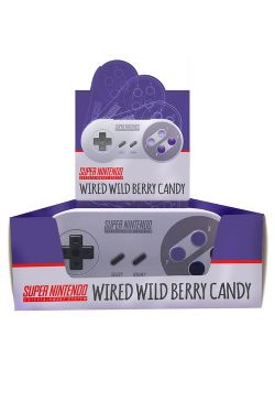 NINTENDO -  BOÎTE EN FORME DE MANETTE DE SUPER NES AVEC BONBONS AUX BAIES SAUVAGES