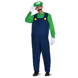 NINTENDO -  COSTUME DELUXE DE LUIGI (ADULTE) -  SUPER MARIO
