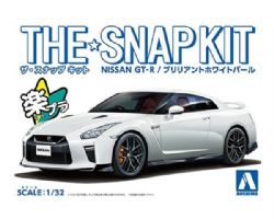 NISSAN -  SNAP KIT - GT-R (PERLE BLANCHE BRILLANTE) - 1/32 07-B -  AOSHIMA