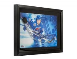 NORDIQUES DE QUÉBEC -  CADRE AVEC LAME DE BÂTON AUTOGRAPHIÉE PAR JOE SAKIC (64CM X 43CM) -  COLLECTION UPPER DECK