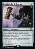New Capenna Commander Promos -  Gavel of the Righteous