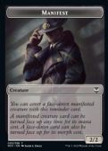 New Capenna Commander Tokens -  Manifest