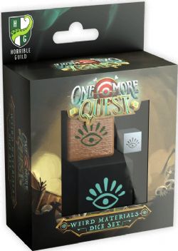 ONE MORE QUEST -  ENSEMBLE DE DÉS - WEIRD MATERIALS (ANGLAIS) -  DÉS JDR