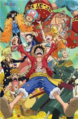 ONE PIECE -  AFFICHE FISHMAN ISLAND - CREW TREASURE (56 CM X 86.5 CM)