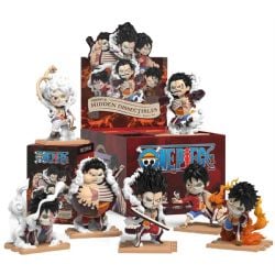 ONE PIECE -  BOÎTE MYSTÈRE - MINI FIGURINE SÉRIE 6 - ÉDITION GEARS DE LUFFY -  FREENY'S HIDDEN DISSECTIBLES