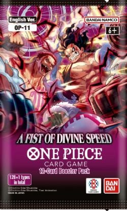 ONE PIECE CARD GAME -  A FIST OF DIVINE SPEED - PAQUET BOOSTER (ANGLAIS) (P12/B24) OP-11