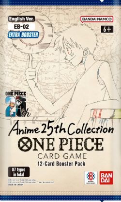 ONE PIECE CARD GAME -  ANIME 25TH COLLECTION - EXTRA PAQUET BOOSTER (ANGLAIS) (P12/B24) ***LIMITE DE 2 BOITES DE PAQUETS PAR CLIENT*** EB-02