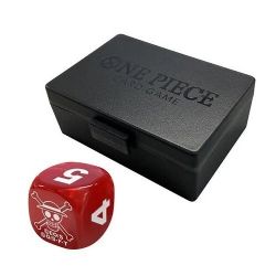 ONE PIECE CARD GAME -  ENSEMBLE DE DÉS OFFICIELS NOIR (ENSEMBLE DE 6)
