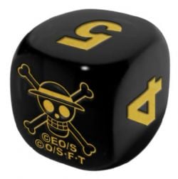 ONE PIECE CARD GAME -  ENSEMBLE DE DÉS OFFICIELS NOIR (ENSEMBLE DE 6)
