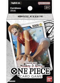 ONE PIECE CARD GAME -  MONKEY.D.LUFFY STARTER DECK (ANGLAIS) ST-08