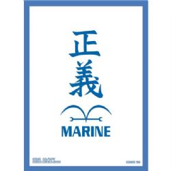 ONE PIECE CARD GAME -  POCHETTES TAILLE STANDARD -LOGO MARINE (70)