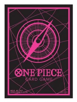 ONE PIECE CARD GAME -  POCHETTES TAILLE STANDARD - NOIRE / ROSE (70)