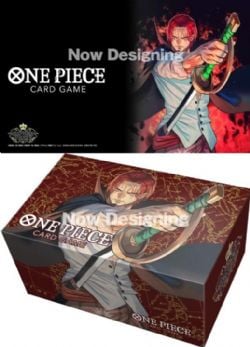 ONE PIECE CARD GAME -  SHANKS - ENSEMBLE SURFACE DE JEU ET COFFRET DE RANGEMENT (ANGLAIS)