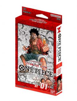 ONE PIECE CARD GAME -  STRAW HAT CREW STARTER DECK (ANGLAIS) ST-01