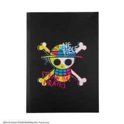 ONE PIECE -  CARNET À COUVERTURE SOUPLE - CHAPEAU DE PAILLE