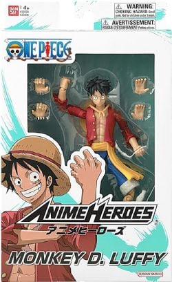 ONE PIECE -  FIGURINE ARTICULÉE DE MONKEY D. LUFFY -  ANIME HEROES